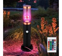Globo Lampe sur Plante Sol Murale LED RGB IP44 avec Détecteur Mouvement