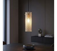 Suspension LED, lampe de salle à manger à motifs dorés, H 120 cm