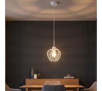 Globo Lampe Suspendue LED Réglable En Hauteur Blanc 120 Cm H