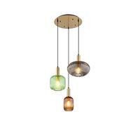 Globo Lampe suspendue Normy rond en laiton - 15469-3H