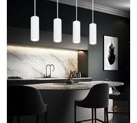 Globo Lampe Suspendue Pendelleuchte Plafonnier Spots Blanc Mat 4 Lumières