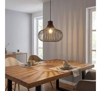 Lampe à suspendre Lampe de salon LED couleur rouille Métal H 150 cm