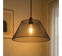 Globo LED Suspension Pendelleuchte Lampe Gitter Noir H 120 cm
