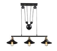 Globo Lenius, métal, noir