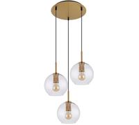 Globo Lighting Adara lampe suspendue 3x60 W laiton 15462H1