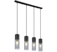 Globo Lighting Annika lampe suspendue 4x25 W noir-fumé 21000-4HB