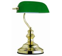 Globo Lighting Antique lampe de bureau 1x60 W laiton-vert 2491
