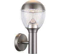 GLOBO LIGHTING Applique extérieur inox - Plastique translucide satiné