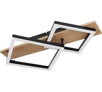 Globo Lighting Beatrix plafonnier 2x18 W noir-bois 67294D1