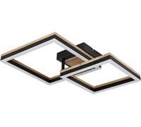 Globo Lighting Beatrix plafonnier 2x18 W noir-bois 67297D2