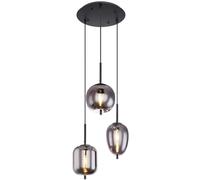 Globo Lighting Blacky lampe suspendue 1x40 W noir-fumé 15345-3