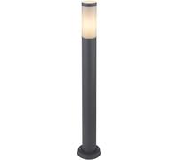 Lampe sur pied d'extérieur éclairage d'allée de jardin Lampe sur pied de terrasse en acier inoxydable anthracite Globo 31588A