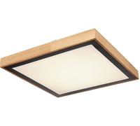 Globo Lighting Bruno plafonnier 1x24 W noir-bois-opale 41764-24Q