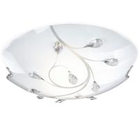 Globo Lighting Burgundy plafonnier 3x60 W blanc-opale 40404-3