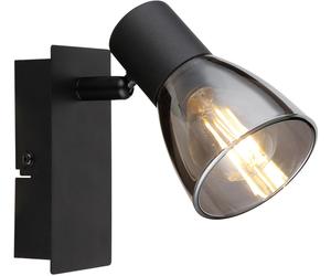 Globo Lighting Claude applique murale 1x40 W noir-fumé 54307-1