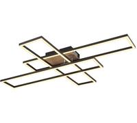 Globo Lighting Dakari plafonnier 1x40 W noir-bois 67208-40