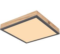 Globo Lighting Doro plafonnier 1x12 W blanc-bois-graphite 416080WD1