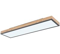 Globo Lighting Doro plafonnier 1x24 W blanc-bois-graphite 416080WD4-CCT