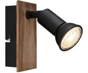 Globo Lighting Drew applique murale 1x35 W noir-bois 57998-1W