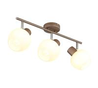 Globo Lighting Eileen plafonnier 3x40 W blanc-marron 54662-3