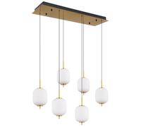 Globo Lighting Ewald lampe suspendue 6x40 W laiton 15217-6