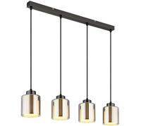 Globo Lighting Felicia lampe suspendue 4x60 W noir-chrome 16056-4H