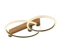Globo Lighting Fletcher plafonnier 2x24 W transparent-bois 48050D1