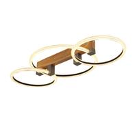 Globo Lighting Fletcher plafonnier 3x40 W transparent-bois 48050D2