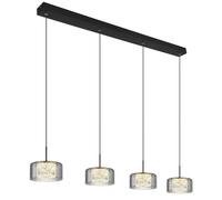 Globo Lighting Fogsy lampe suspendue 4x32 W noir 15634-4