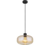Globo Lighting Giuseppe lampe suspendue 1x40 W noir-ambre 15566HA