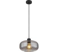 Globo Lighting Giuseppe lampe suspendue 1x40 W noir-fumé 15566H