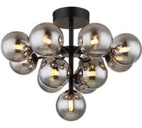 Globo Lighting Grappy plafonnier x5 W noir-fumé 56143-13D