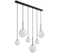 Globo Lighting Hallie lampe suspendue 6x9 W blanc-noir 15168-6