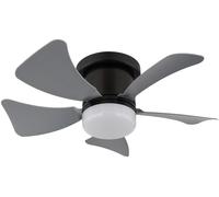 Globo Lighting Hines plafonnier 1x9 W noir 03609A