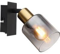 Globo Lighting Hollys applique murale 1x40 W noir-doré 54310-1
