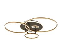 Globo Lighting Invertina plafonnier 4x54 W blanc-noir-doré 48466-54