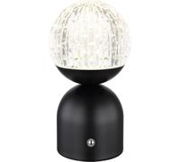 Globo Lighting Julsy lampe de table 1x2.5 W noir-transparent 21007S