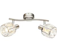 Globo Lighting Kris plafonnier 2x40 W chrome-transparent 54356-2