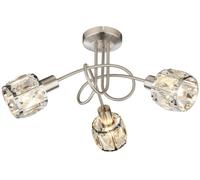 Globo Lighting Kris plafonnier 3x40 W chrome-transparent 54356-3