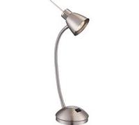 GLOBO LIGHTING Lampe a poser avec interrupteur - Inclus 1xGU10 LED 3W 230V 250lm 3000K - 250x440 - Nickel Mat nickel mat G
