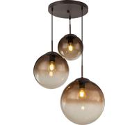 Globo Lighting Lampe à suspendre métal brun, 3x E27