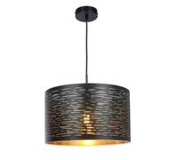 Globo Lighting Lampe à suspendre métal noir, 1x E27