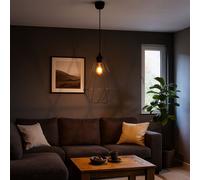GLOBO LIGHTING Lampe À Suspensions De Table Diamant LED Noir Métal 120 Cm [EEK: E]