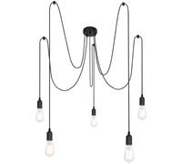 Globo Lighting Maracana lampe suspendue 5x60 W noir A110-5