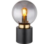 Lampe de Table Chambre Feu Latéral Métal Laiton H 24,5 Grand Lumière