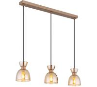 Globo Lighting Massey lampe suspendue 3x40 W ambre 15769A-3