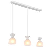 Globo Lighting Massey lampe suspendue 3x40 W blanc 15769W-3