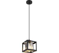 Globo Lighting Mathilde lampe suspendue 1x40 W noir-fumé 15697H