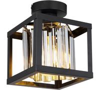 Globo Lighting Mathilde plafonnier 1x40 W noir-fumé 15697D