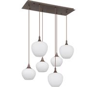 Globo Lighting Maxy lampe suspendue 6x40 W blanc-café 15548-6HC